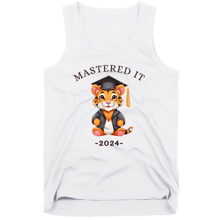 Masters Degree Graduation 2024 Mastered It Tank Top