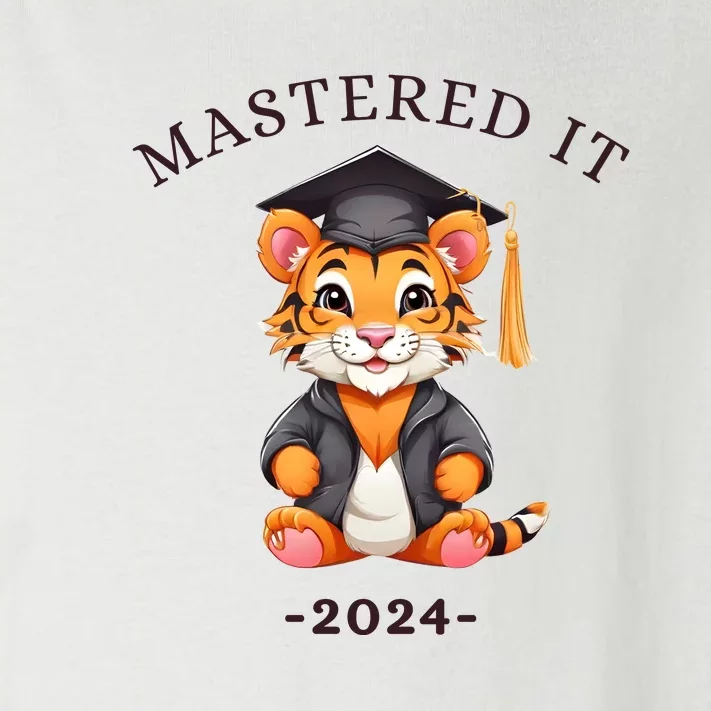 Masters Degree Graduation 2024 Mastered It Toddler Long Sleeve Shirt