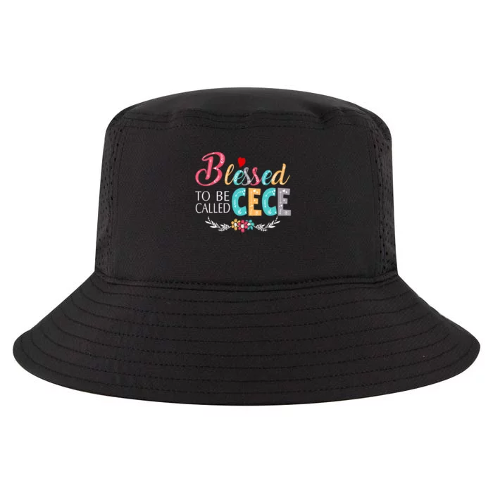 Mothers Day Gift Blessed To Be Called Cece Cool Comfort Performance Bucket Hat