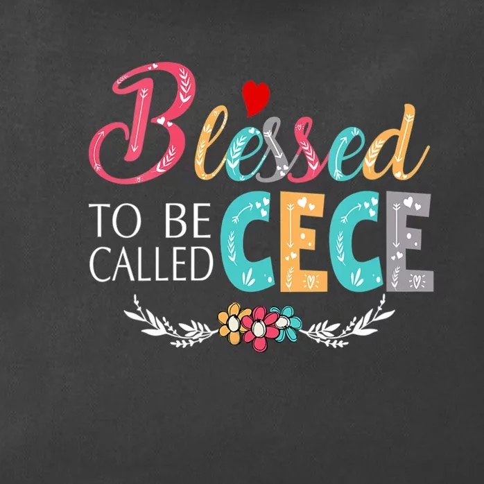 Mothers Day Gift Blessed To Be Called Cece Zip Tote Bag