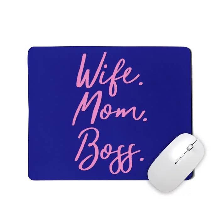 MotherS Day Gift Ideas Wife Mom Boss Gift Pink Cute Mousepad