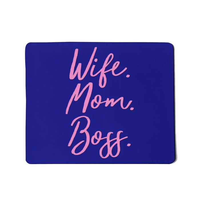 MotherS Day Gift Ideas Wife Mom Boss Gift Pink Cute Mousepad