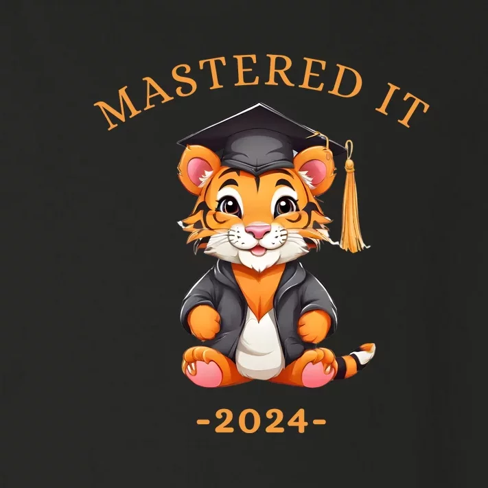 Masters Degree Graduation 2024 Mastered It Toddler Long Sleeve Shirt