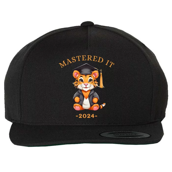 Masters Degree Graduation 2024 Mastered It Wool Snapback Cap