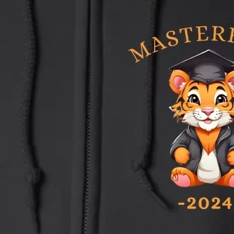 Masters Degree Graduation 2024 Mastered It Full Zip Hoodie