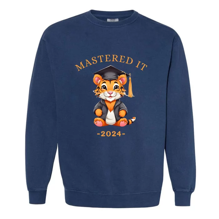 Masters Degree Graduation 2024 Mastered It Garment-Dyed Sweatshirt