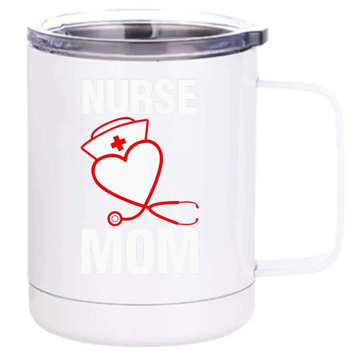 Mother's Day Gift Nurse Mom Front & Back 12oz Stainless Steel Tumbler Cup