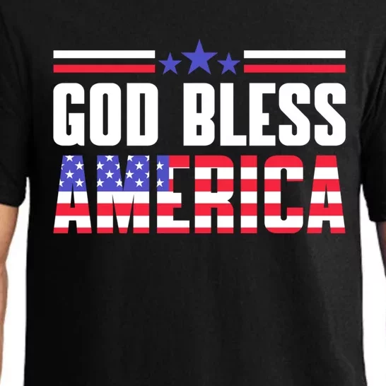 Memorial Day God Bless America Patriotic Honor Flag Soldiers Gift Pajama Set