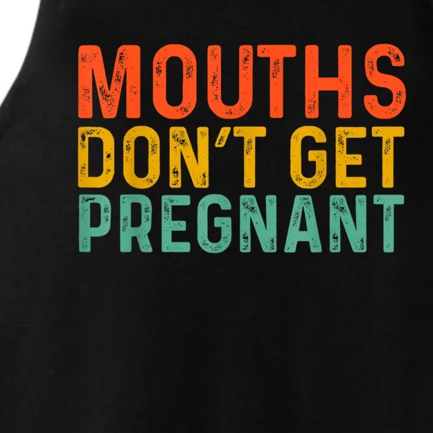 Mounths Dont Get Pregnant Ladies Tri-Blend Wicking Tank