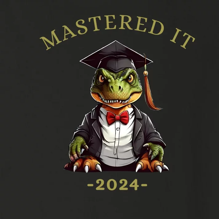 Masters Degree Graduation 2024 Mastered It Toddler Long Sleeve Shirt