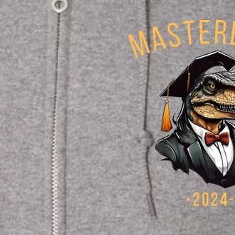 Masters Degree Graduation 2024 Mastered It Full Zip Hoodie