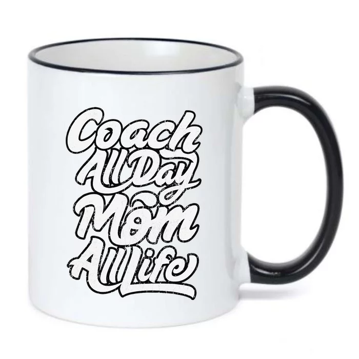 MotherS Day Gift Coach Mom All Life Birthday Black Color Changing Mug