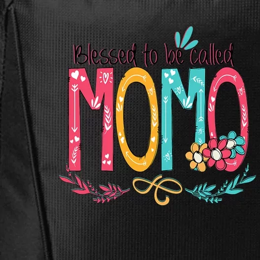 Mothers Day Gift Blessed To Be Called Momo City Backpack