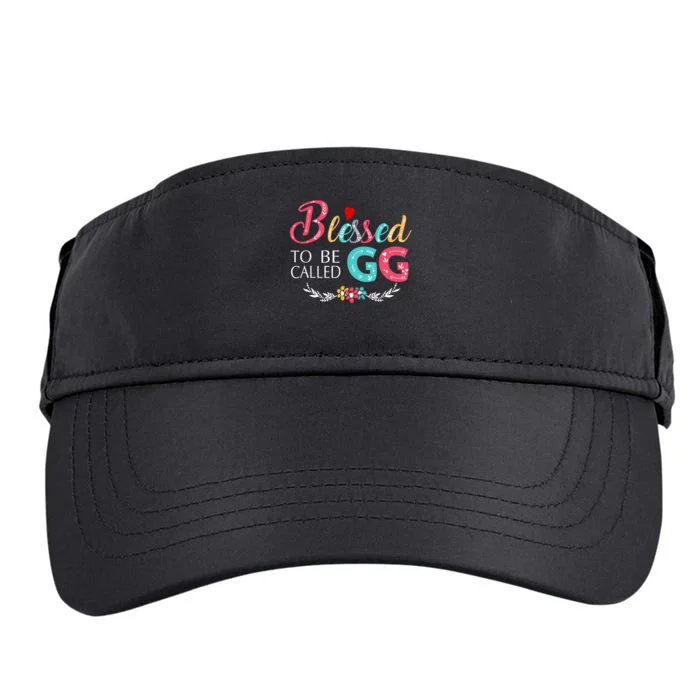 Mothers Day Gift Blessed To Be Called Gg Adult Drive Performance Visor