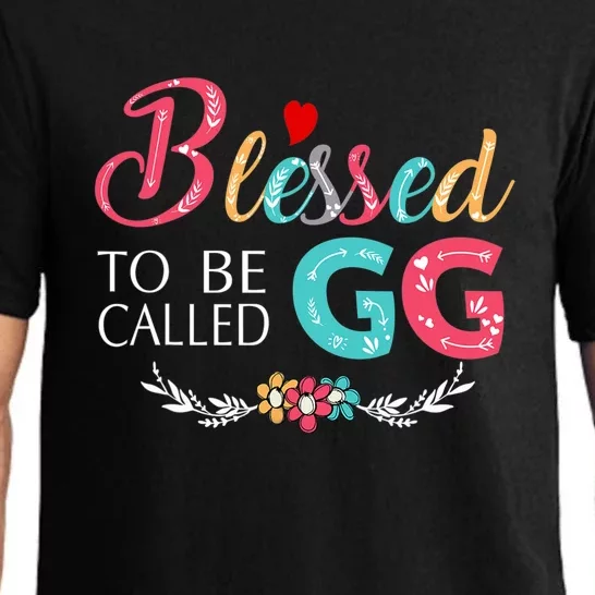 Mothers Day Gift Blessed To Be Called Gg Pajama Set