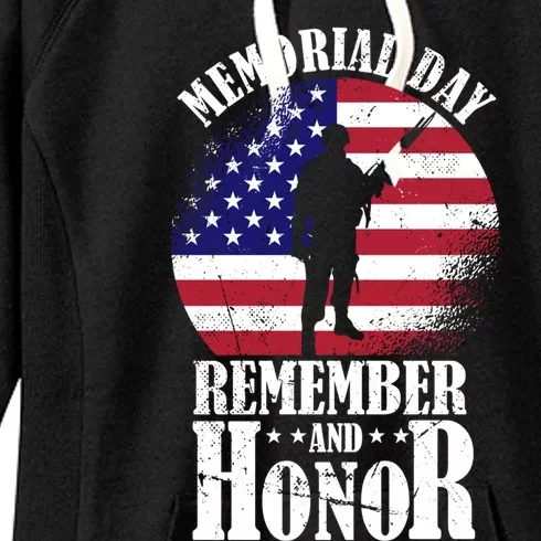 Memorial Day Gift Honor And Remember The Fallen Gift Women's Fleece Hoodie