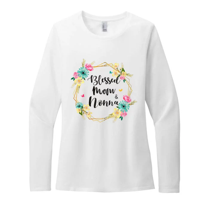 Mothers Day Gift Blessed To Be Called Nonna Womens CVC Long Sleeve Shirt