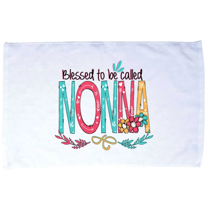 Mothers Day Gift Blessed To Be Called Nonna Microfiber Hand Towel