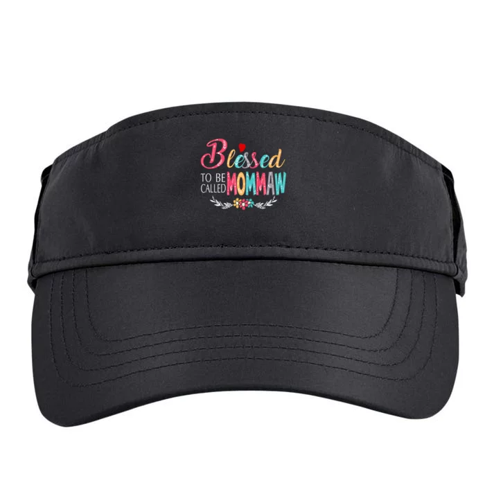 Mothers Day Gift Blessed To Be Called Mommaw Adult Drive Performance Visor