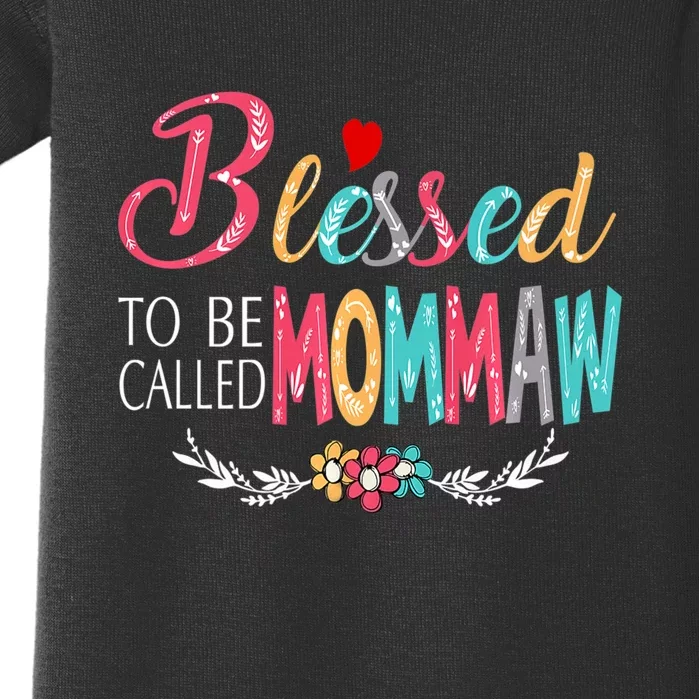 Mothers Day Gift Blessed To Be Called Mommaw Baby Bodysuit