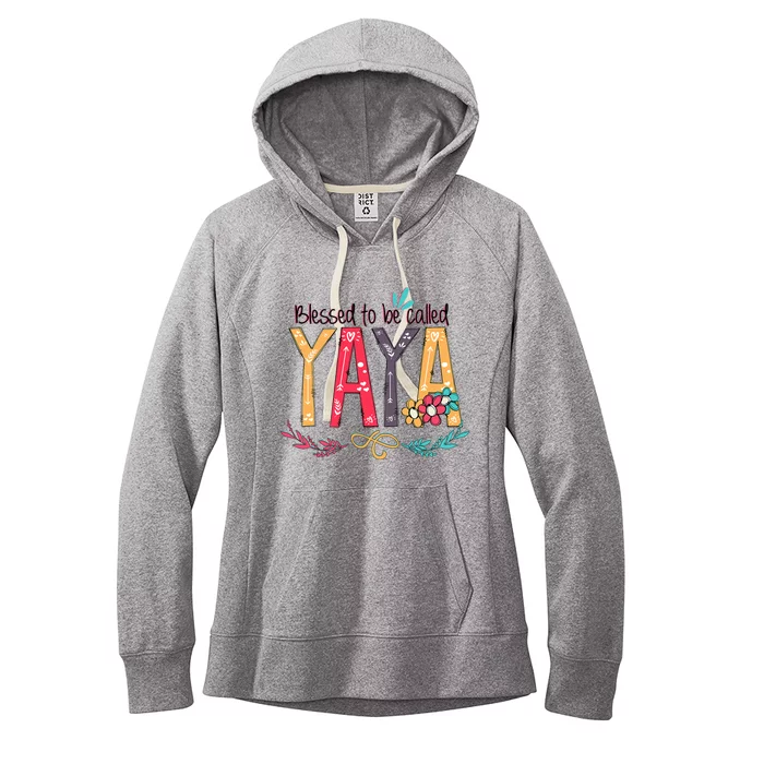 Mothers Day Gift Blessed To Be Called Yaya Women's Fleece Hoodie