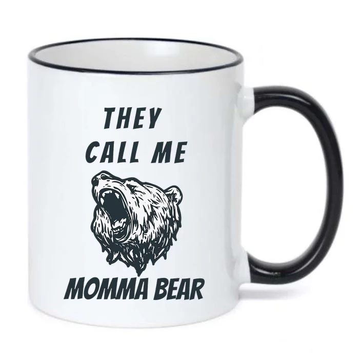 Mother's Day Gift for Momma Bear Wife Grandmother Aunt Lady Black Color Changing Mug