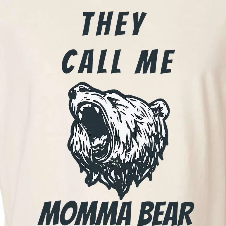 Mother's Day Gift for Momma Bear Wife Grandmother Aunt Lady Garment-Dyed Women's Muscle Tee