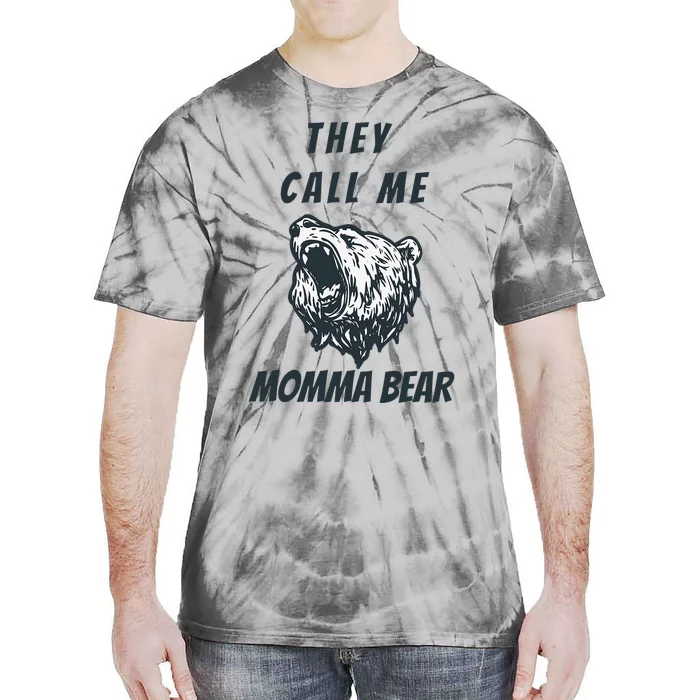 Mother's Day Gift for Momma Bear Wife Grandmother Aunt Lady Tie-Dye T-Shirt