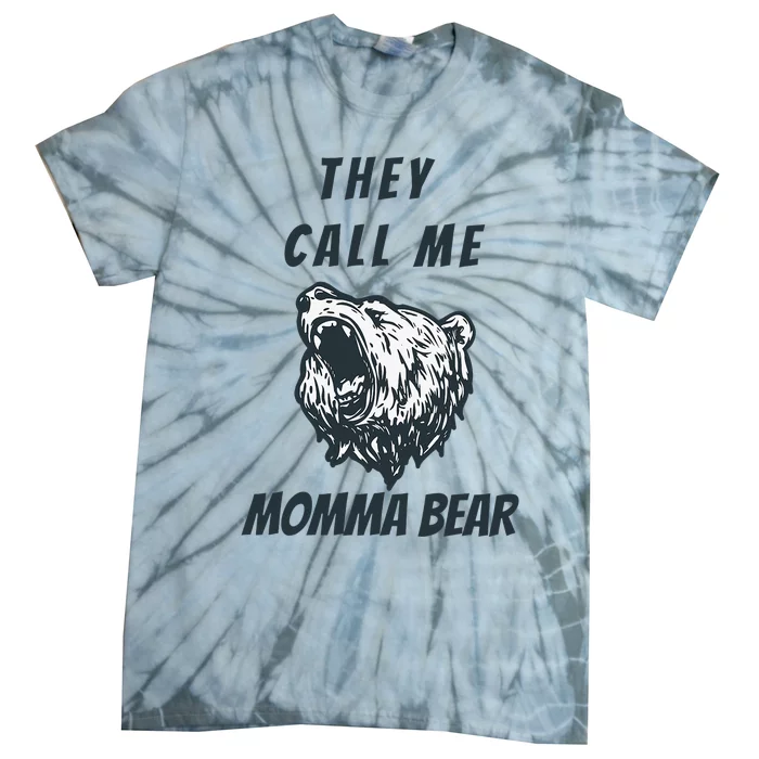 Mother's Day Gift for Momma Bear Wife Grandmother Aunt Lady Tie-Dye T-Shirt