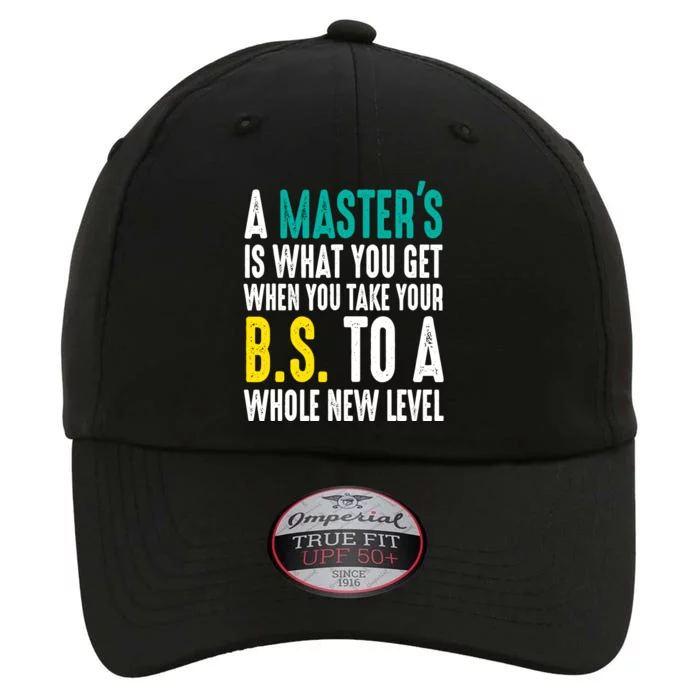 Masters Degree Graduation Funny Humor Quotes Lover Students The Original Performance Cap