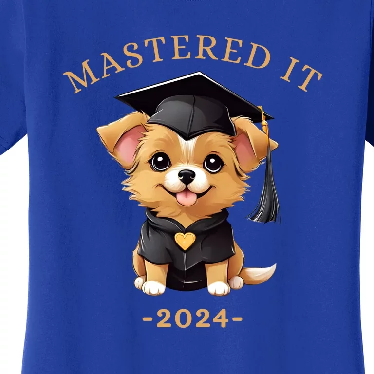 Masters Degree Graduation 2024 Mastered It Women's T-Shirt