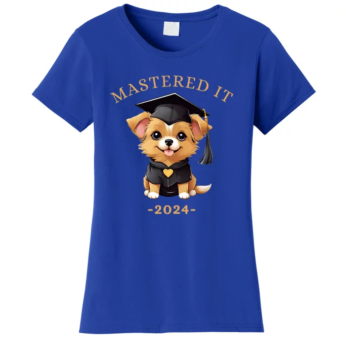 Masters Degree Graduation 2024 Mastered It Women's T-Shirt