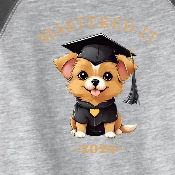 Masters Degree Graduation 2024 Mastered It Toddler Fine Jersey T-Shirt