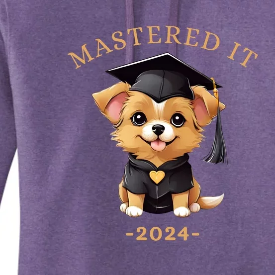 Masters Degree Graduation 2024 Mastered It Women's Pullover Hoodie