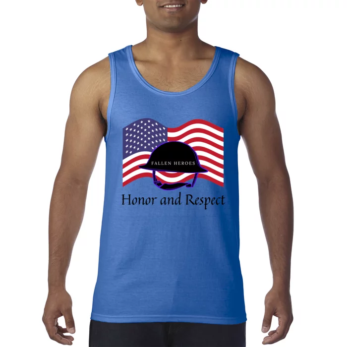 Memorial Day Honor And Respect Our Fallen Heroes Gift Tank Top