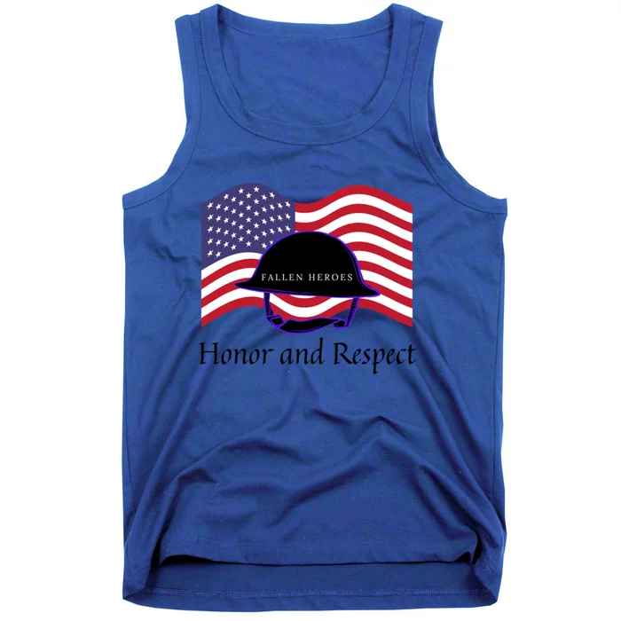 Memorial Day Honor And Respect Our Fallen Heroes Gift Tank Top