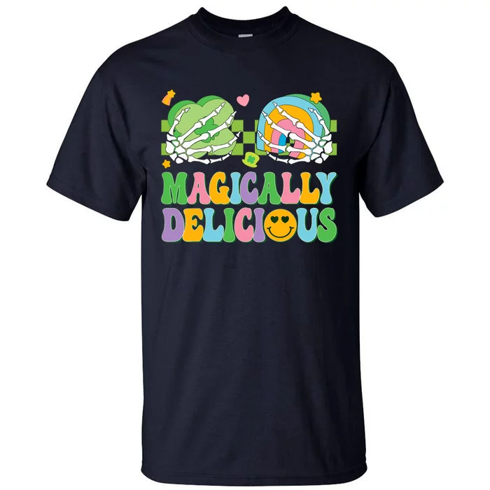 Magically Delicious Hippie St Patrick's Day Skeleton Charms Tall T-Shirt