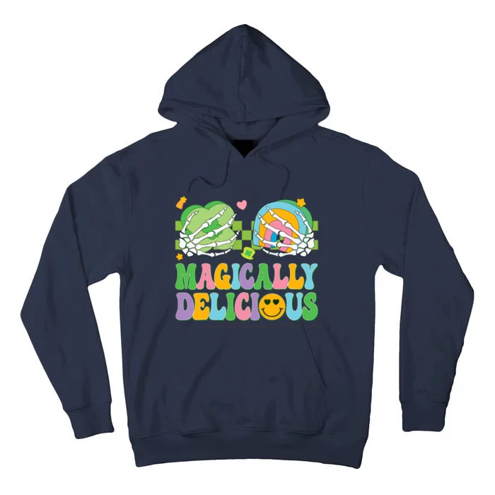 Magically Delicious Hippie St Patrick's Day Skeleton Charms Tall Hoodie