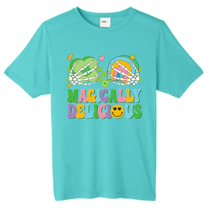 Magically Delicious Hippie St Patrick's Day Skeleton Charms ChromaSoft Performance T-Shirt