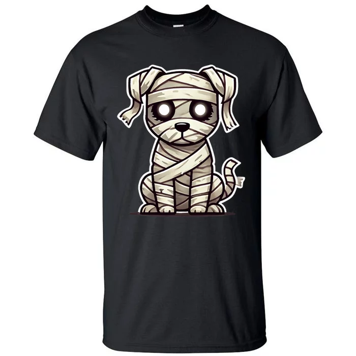 Mummy Dog Halloween Cute Funny & Spooky Pet Costume Tall T-Shirt