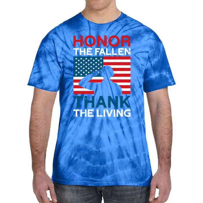 Memorial Day Honor And Respect Our Fallen Heroes Gift Tie-Dye T-Shirt