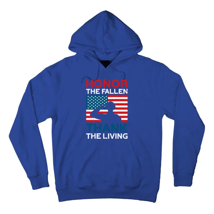 Memorial Day Honor And Respect Our Fallen Heroes Gift Tall Hoodie