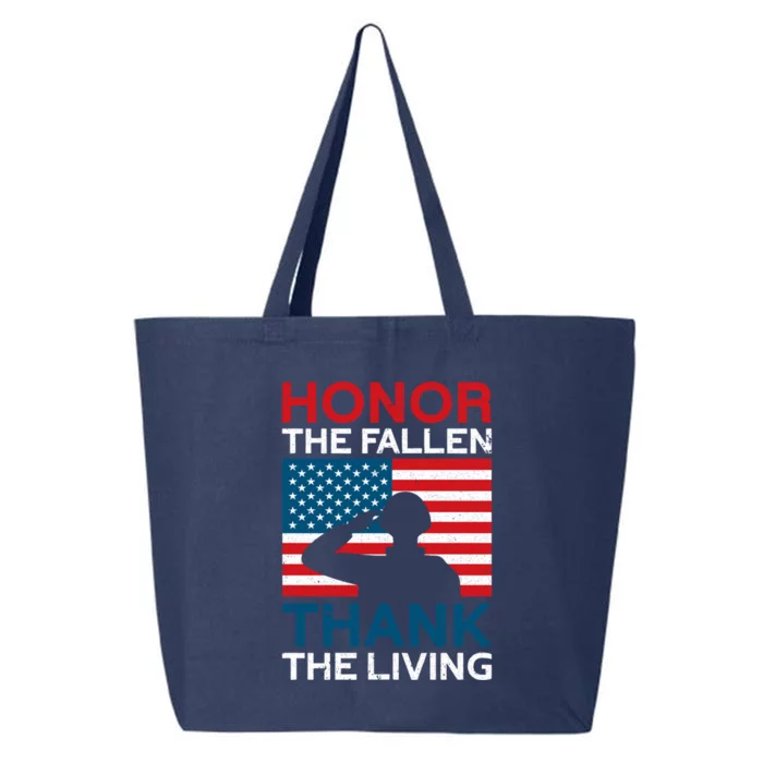 Memorial Day Honor And Respect Our Fallen Heroes Gift 25L Jumbo Tote