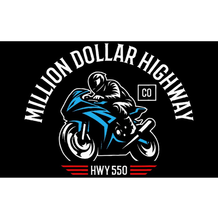 Million Dollar Highway Co Usa Hwy 550 Motorcycle Bumper Sticker