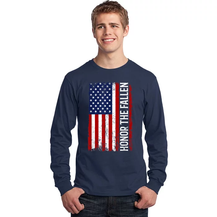 Memorial Day Honor And Remember The Fallen Tall Long Sleeve T-Shirt