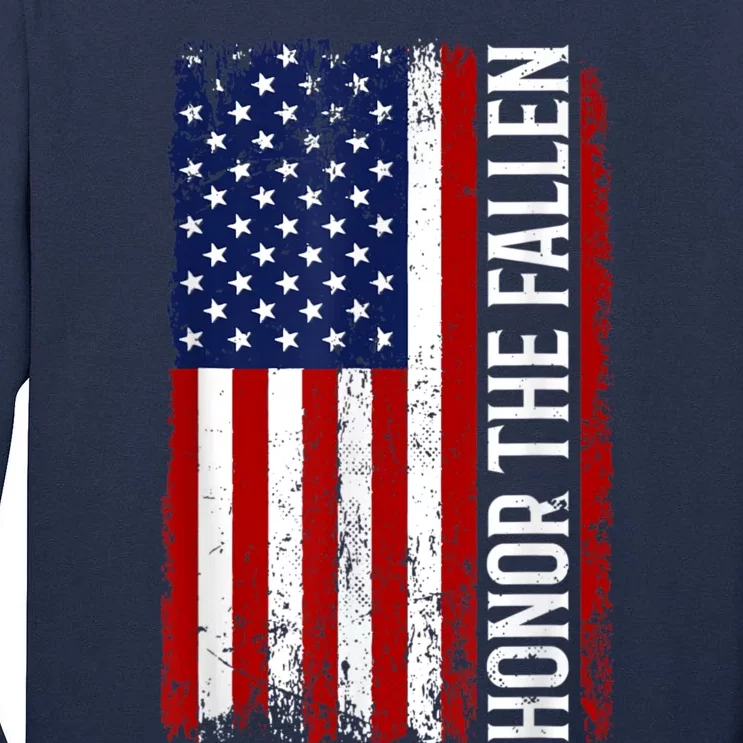 Memorial Day Honor And Remember The Fallen Tall Long Sleeve T-Shirt