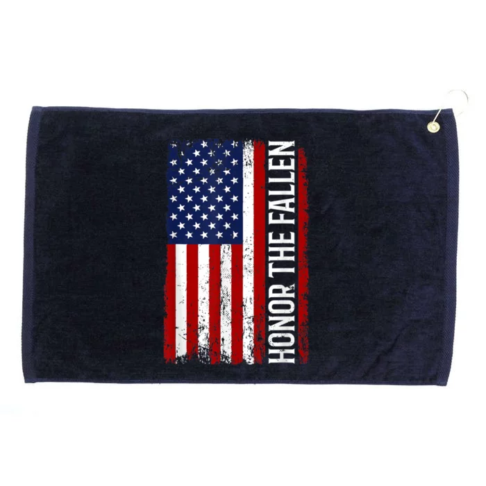 Memorial Day Honor And Remember The Fallen Grommeted Golf Towel