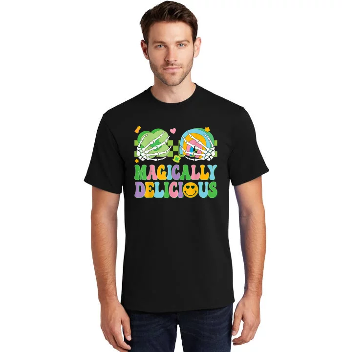 Magically Delicious Hippie St Patrick's Day Skeleton Charms Tall T-Shirt