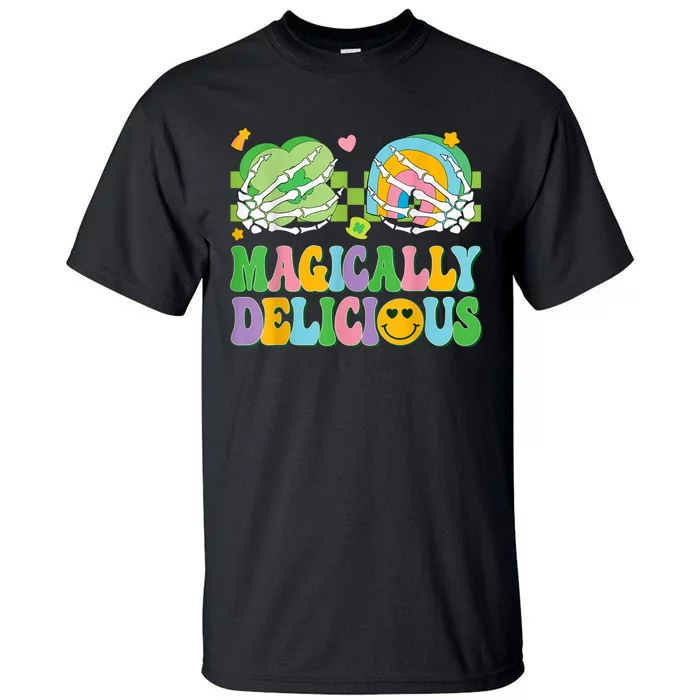 Magically Delicious Hippie St Patrick's Day Skeleton Charms Tall T-Shirt