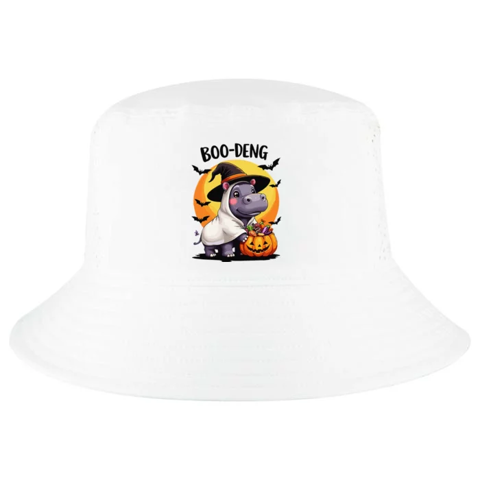 Moo Deng Halloween Boo Deng Costume Moodeng Hippo Cool Comfort Performance Bucket Hat